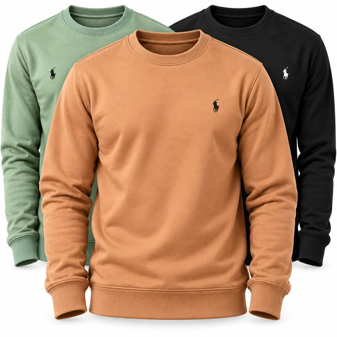 Pack Polos Trio Premium – Season chic & casual (Caramel & Vert & Noir)