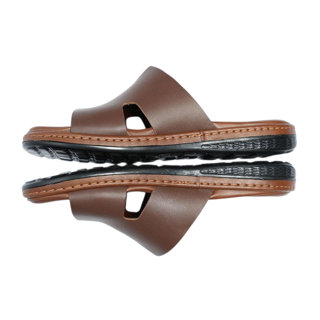 Sandales Hermes en cuir chec & confortable Ref-781