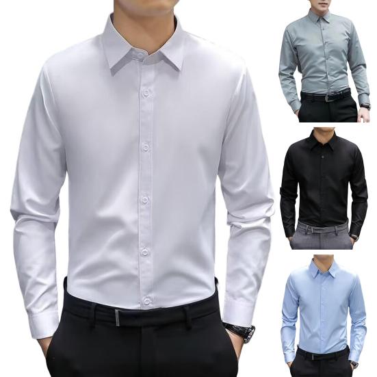 Chemise à manches longues pour homme