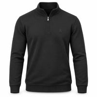 SWEAT DEMI-ZIP CASHMERE INTERLOCK PREMIUM — L’ÉLÉGANCE À L’ÉTAT PUR
