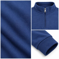 SWEAT DEMI-ZIP CASHMERE INTERLOCK PREMIUM — L’ÉLÉGANCE À L’ÉTAT PUR
