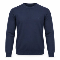 SWEAT COL ROND CASHMERE INTERLOCK DE LUXE — L’ÉLÉGANCE AU NATUREL