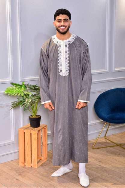 kandoura élégant et raffiné pour homme