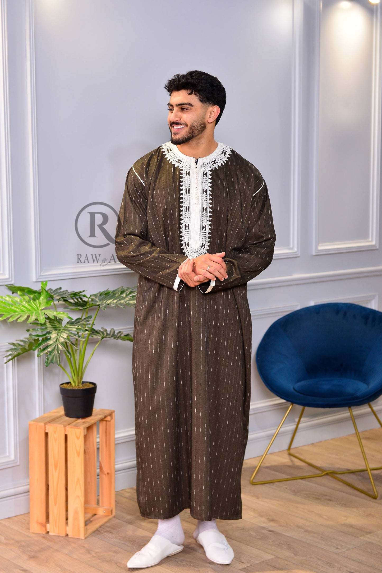 kandoura élégant et raffiné pour homme