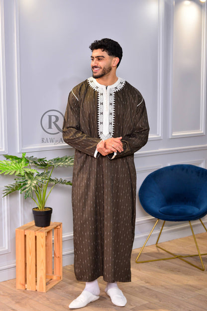 kandoura élégant et raffiné pour homme