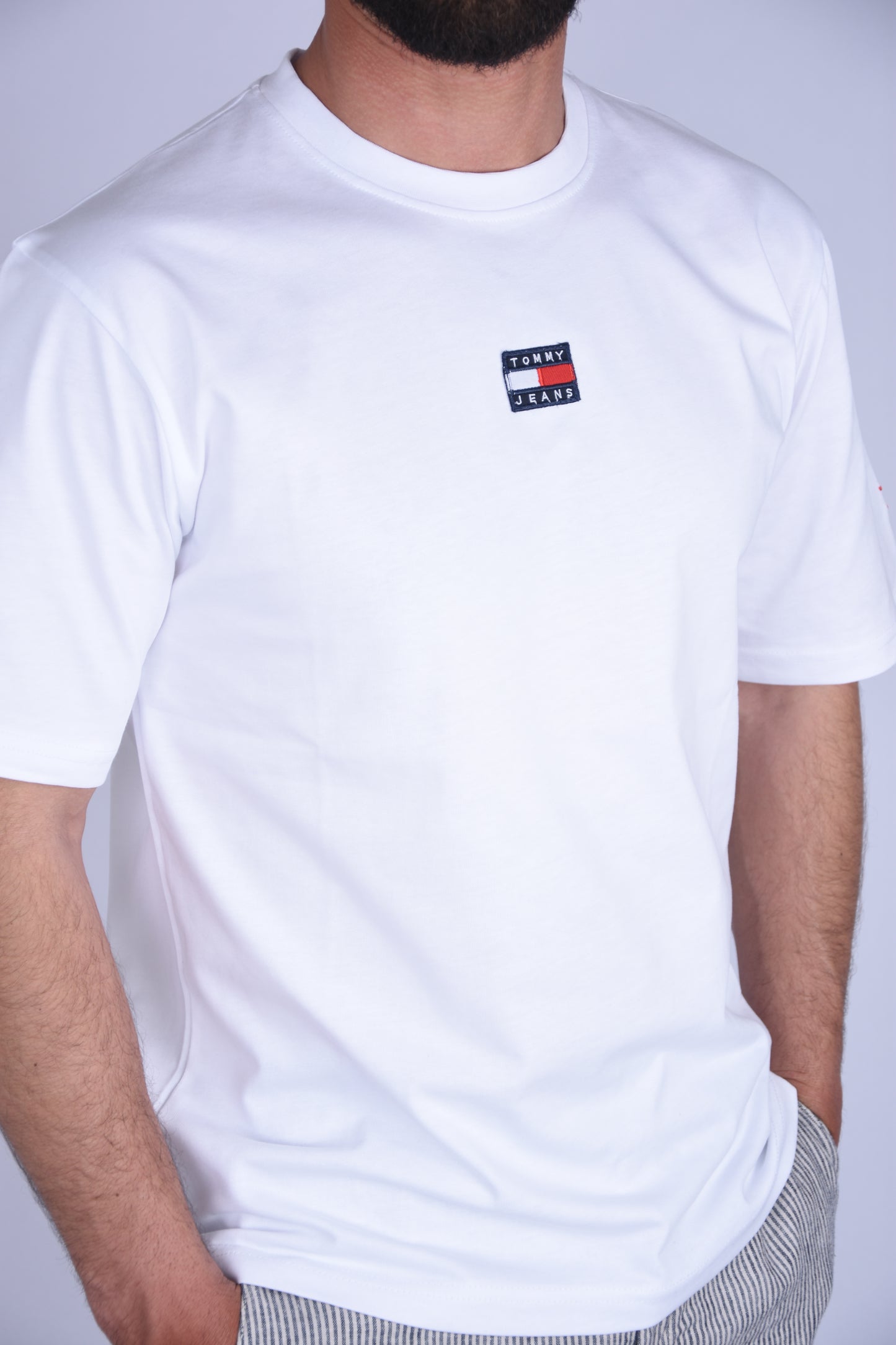 Pack de 3 T-shirts De Luxe en pur coton Ref-BH77231O ( Blanc + Noir + Vert Royale )