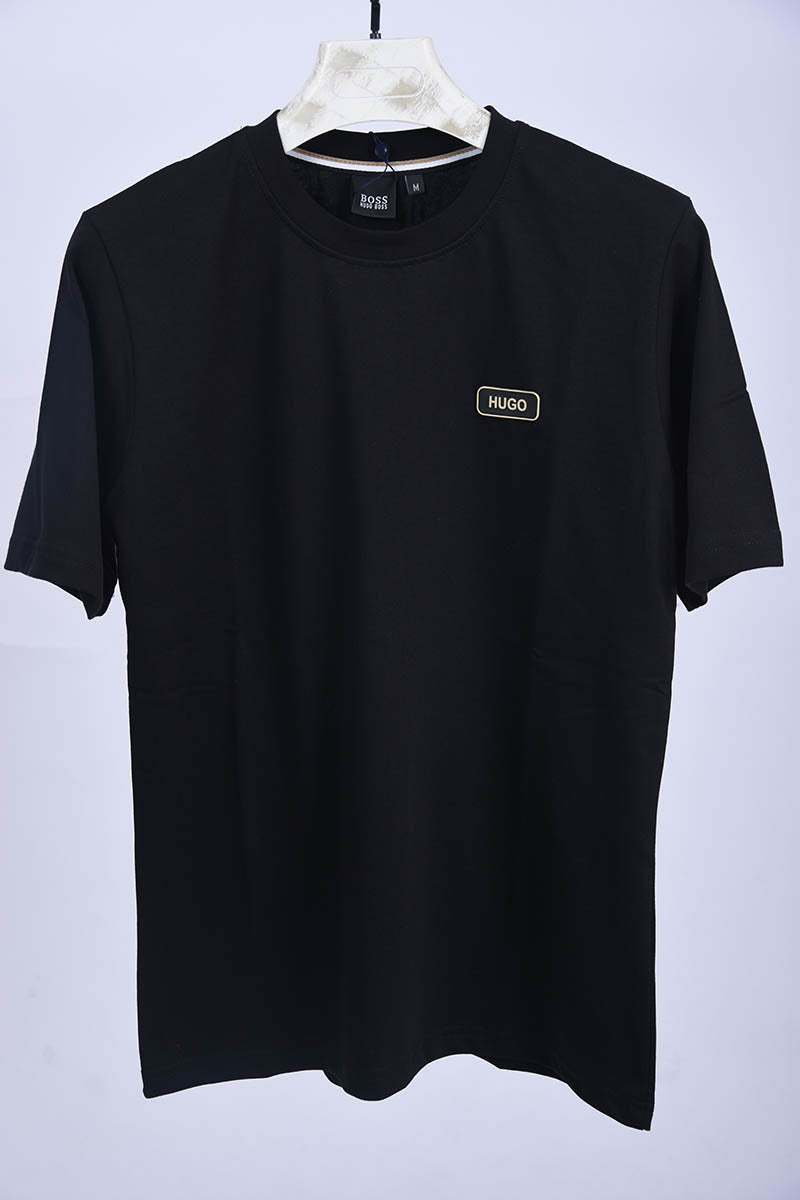 Pack de 3 T-shirts De Luxe en pur coton Ref-BH77231O ( Blanc + Noir + Vert Royale )