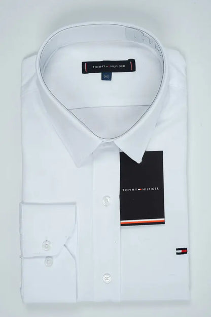 Pack de 4 Chemises Tommy Oxford coton piqué