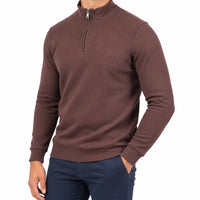 SWEAT DEMI-ZIP CASHMERE INTERLOCK PREMIUM — L’ÉLÉGANCE À L’ÉTAT PUR