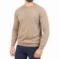 SWEAT COL ROND CASHMERE INTERLOCK DE LUXE — L’ÉLÉGANCE AU NATUREL