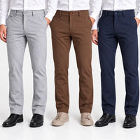 PACK DE 3 PANTALONS BOSS Classique --- L’élégance professionnelle