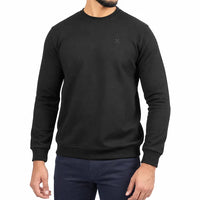 SWEAT COL ROND CASHMERE INTERLOCK DE LUXE — L’ÉLÉGANCE AU NATUREL