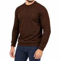 SWEAT COL ROND CASHMERE INTERLOCK DE LUXE — L’ÉLÉGANCE AU NATUREL