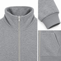 Pack de 3 Sweats Polo Zippés– Chaleur & Style (Noir & Biege & Gris )