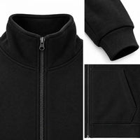 Pack de 3 Sweats Polo Zippés– Chaleur & Style (Noir & Biege & Gris )