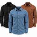 Pack 3 Chemises Polo Gatifa Homme – Élégance, Style Chic & Tissu Texturé