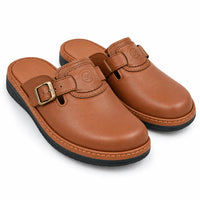 Sabot Médicale Cuir Premium - Semelle en polyuréthane • Style classique