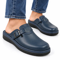 Sabot Médicale Cuir Premium - Semelle en polyuréthane • Style classique