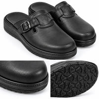 Sabot Médicale Cuir Premium - Semelle en polyuréthane • Style classique
