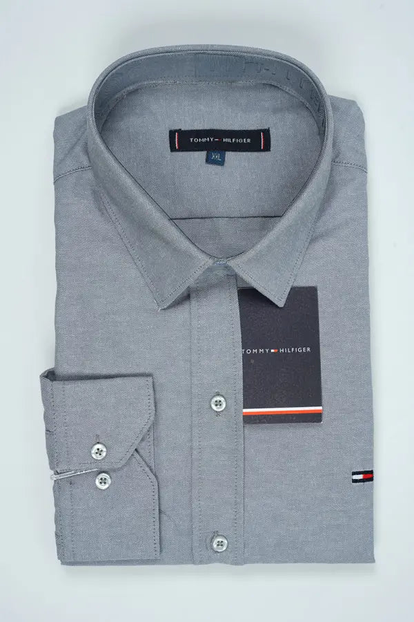 Pack de 4 Chemises Tommy Oxford coton piqué